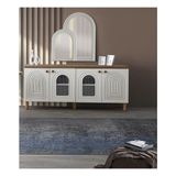 Aydınev Akyuva Mdf Konsol ve Ayna - 180 - Aytaşı - Gold