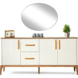 Aydınev Antik Mdf Konsol ve Ayna - 180*85 - Beyaz
