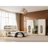 Aydınev Atlas Mdf Bazalı Yatak Odası - Aytaşı - 240X60X215