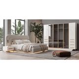 Aydınev Babil Mdf Bazalı Yatak Odası Takımı - Aytaşı - 240X57X220