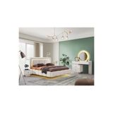 AYDINEV BARCELONA MDF BAZALI KARYOLA VE BAŞLIK