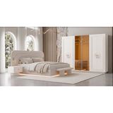Aydınev Cezayir Mdf Bazalı Yatak Odası Takımı - Aytaşı - 240X57X220