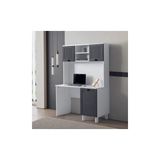 Aydınev Feyzan Mdf Çalışma Masası Beyaz-Antrasit - 120X55X206 - Beyaz - Antrasit