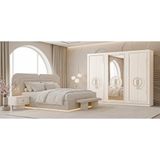 Aydınev Milenyum Mdf Bazalı Yatak Odası Takımı - Aytaşı - 230X55X217