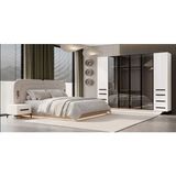 Aydınev Olimpos Mdf Bazalı Yatak Odası Takımı - Aytaşı - 240X57X220