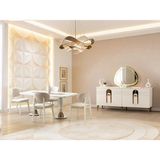 Aydınev Pera Mdf Yemek Odası Takımı - Aytaşı - 6 Sandalye