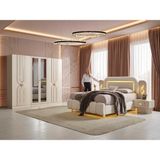 Aydınev Sesto Mdf Yatak Odası Takımı (2+2+2 Modüler) - Bej - 246X57X218