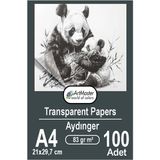 Aydınger Kağıdı A4 83 gr Eskiz Kağıdı 100 Adet Artmaster Aydınger Kağıt 21X29,7 cm Buzlu Mumlu Kağıt Çizim Kağıdı - Standart