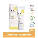 Aydınlatıcı, Cilt Tonu Eşitleyici Leke ve Kırışıklık Karşıtı %2 C Vitamini Krem Maske - 50 ml