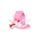 Aydınlatıcı Yaprak Maske(Çilek-Süt) APIEU Strawberry Milk One-Pack