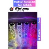 Aydınlatma Dekoratif Kristal Elmas Gece Lambası Usb Şarjlı Dokunmatik
