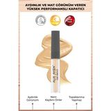 Aydınlık Görünüm Sağlayan Yoğun Likit Göz Altı Kapatıcısı - Liquid Concealer 106 Creamy
