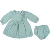 Aydodo AD23261 Kız Bebek Elbise 3-6/6-9/9-12/18-24 Ay - Mint - 1 - 1,5 Yaş