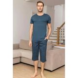 Aydoğan Erkek Civan Modal Bermuda Petrol Pijama Takım 0025