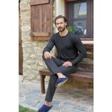 Aydoğan Erkek Civan Patlı Modal Antrasit Pijama Takım 3480