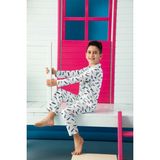 Aydoğan Erkek Çocuk Interlok Beyaz Pijama Takımı - 3 Yaş