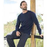 Aydoğan Erkek Modal Uzun Kollu Pijama Takımı 3437 - 1 Adet Lacivert-M