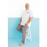 Aydoğan Erkek Pijama Takımı Büyük Beden & Battal Kısa Kol