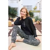 Aydoğan Kadın Asya Moon And Back Dağ Yeşili Termal Pijama Takımı 250620