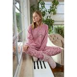 Aydoğan Kadın Bisiklet Yaka Termal Pijama Takımı 30021P- 1 Adet - Pembe - XL