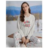 Aydoğan Kadın Bisiklet Yaka TERMAL Pijama Takımı 30074E- 1 Adet