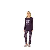 Aydoğan Kadın Mürdüm Viskon Uzun Kollu Pijama Takımı 240633