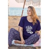 Aydoğan Kadın Pijama Takımı Kısa Kol Büyük Beden & Battal