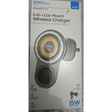 Aydoğan Ticaret44 AW20 2in1, 15 Watt Havalandırma İçin Kablosuz Şarjlı & Telefon Tutucu - Renkli