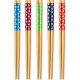 Aydogan's 10 Parça Bambu Chopstick, 5 Çift Japon Çin Kore Tipi Asya Yemek Çubuğu Seti, Çin Çubuğu