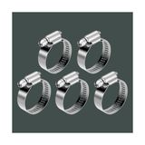 Aydogan's 5 Adet Hortum Kelepçesi Tork Ayarlı 22X36 mm Paslanmaz Çelik Boru Metal Kelepçe Ayarlanabilir Klips