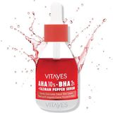 Aydogan's Aha%10 Bha%2 Kırmızı Peeling Cilt Serumu - Gözenek Sıkılaştırıcı, Cilt Canlandırıcı, Yenileyici, Ton Eşitleyici, Arındırıcı, Siyah Nokta ve Akne Karşıtı, Anti-Aging, Yaşlanma Karşıtı 30 ml