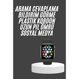 Aydogan's Akıllı Saat Çok Fonksiyonlu Uyku Takibi Adımsayar Nabız Ölçer Arama Cevaplayan - Standart - Renkli