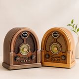 Aydogan's Ayd Bluetooth Taşınabilir Hoparlör - Fm Radyo, Usb/tf Mp3, Şarjlı, Ibreli Nostalji - Çok Renkli