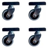 Aydogan's Ayd Furç Uzun-Sunta Bilyalı Teker - 20X50 - Gri - 18MM HKS184 - 4 Adet