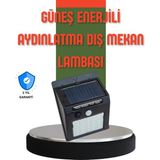 Aydogan's Ayd Hareket Sensörlü Güneş Enerjili Dış Mekan LED Lamba 100/144 LED - Renkli - Belirtilmemiş