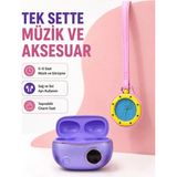 Aydogan's Ayd Kablosuz Kulaklık ve Pembe Çanta Charm Saat Ikili Kampanya Seti Şarj Kutulu Taşınabilir Ta - St