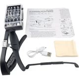 Aydogan's Ayd Şarjlı Gözlük Büyüteç 4 Farklı Lens -11537DC
