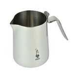 Aydogan's Bialetti - Sütlük - 300ML - Paslanmaz Çelik Gövde - Sürahi Ağzı Damlatmaz Özelliği - Sütün Isıtılması Veya Köpürtülmesi Için Uygun - Bulaşık Makinesinde Yıkanabilir - 0,25 kg