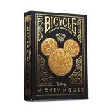 Aydogan's Bicycle Disney Mickey Mouse Siyah ve Altın Sarısı Oyun Kartları - Acı Kahverengi