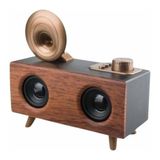 Aydogan's Bluetooth Nostalji Speaker Radyo Gramofon Ahşap Renk Vintage