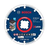 Aydogan's Bosch Professional 1x Expert Diamond Metal Wheel X-Lock Kesme Diski 125 mm (Dökme Demir, Paslanmaz Çelik, Çelik, Demir Içermeyen Metalle, Ø 125 Mm, Aksesuar Küçük Avuç Taşlama Makinesi)