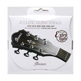 Aydogan's Bronze Wound 80/20 Akustik Gitar Telleri - Ekstra Işık Ayarı, IACS61C - 3 Renk Sunburst