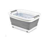 Aydogan's Deconox Tekerlekli Katlanabilir Akordiyon Saklama Sepeti Pratik ve Taşınabilir Tekerlekli Katlanabilir Akordiyon Saklama Sepeti - Düzeni Kolayca Sağlayın! (45 Litre ve 30 Litre Seçenekli) (30 Litre) - 001-Renkli