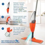 Aydogan's Flash Sprey Mop Su Püskürtmeli Temizlik Seti - Acı Kahverengi