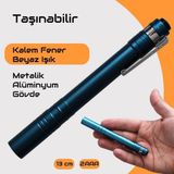 Aydogan's Gold GP-206 LED Beyaz Işıklı Doktor Kalem Fener - Çok Renkli