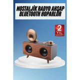 Aydogan's Gramafon Radyo Bluetooth Hoparlör Nostaljik Radyo FM Radyo