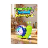 Aydogan's Hareketli Işıklı Müzikli Salyangoz Oyuncak - Bebek Emekleme Yardımcısı Eğitici Yürüyen Salyangoz