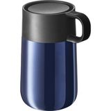 Aydogan's Impulse Travel Mug Termos Bardak, 300 Ml, Paslanmaz Çelik, Otomatik Kapaklı, 360° Içim Özellikli, Seyahat Kahve Bardağı, Içecekleri 6 Saat Sıcak ve 12 Saat Soğuk Tutar, Mavi - 0 - Siyah - 0 - 200 ml