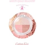 Aydogan's Işıltılı, Yumuşak Yapılı, Dökülme Yapmayan 4lü Far Paleti Multi Quad Shadow (01 Cotton Kiss)