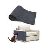 Aydogan's Kendinden Yapışkanlı Kedi Tırmalama Matı, 99 cm x 30 cm Kedi Scratcher Halı, Koltuk Mobilya Duvarı Için Kedi Çizilmeye Koruyucular, Çizilmez Mobilya Koruyucu, Kanepe Için Çiviler Dahil (Gri, - 02-Gri